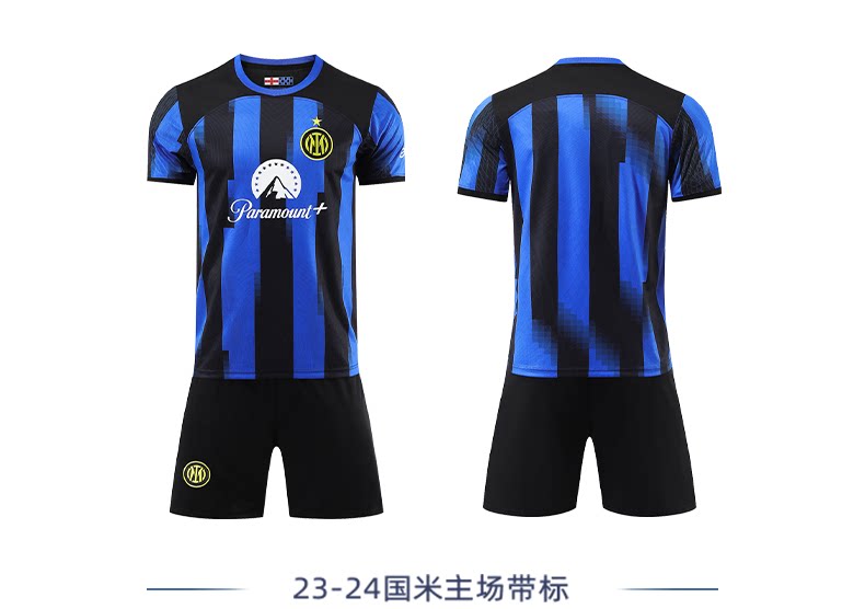 Inter Milan 25-26 Custom Football Jersey Kit Men's Training Match Dry-Fit detail 11