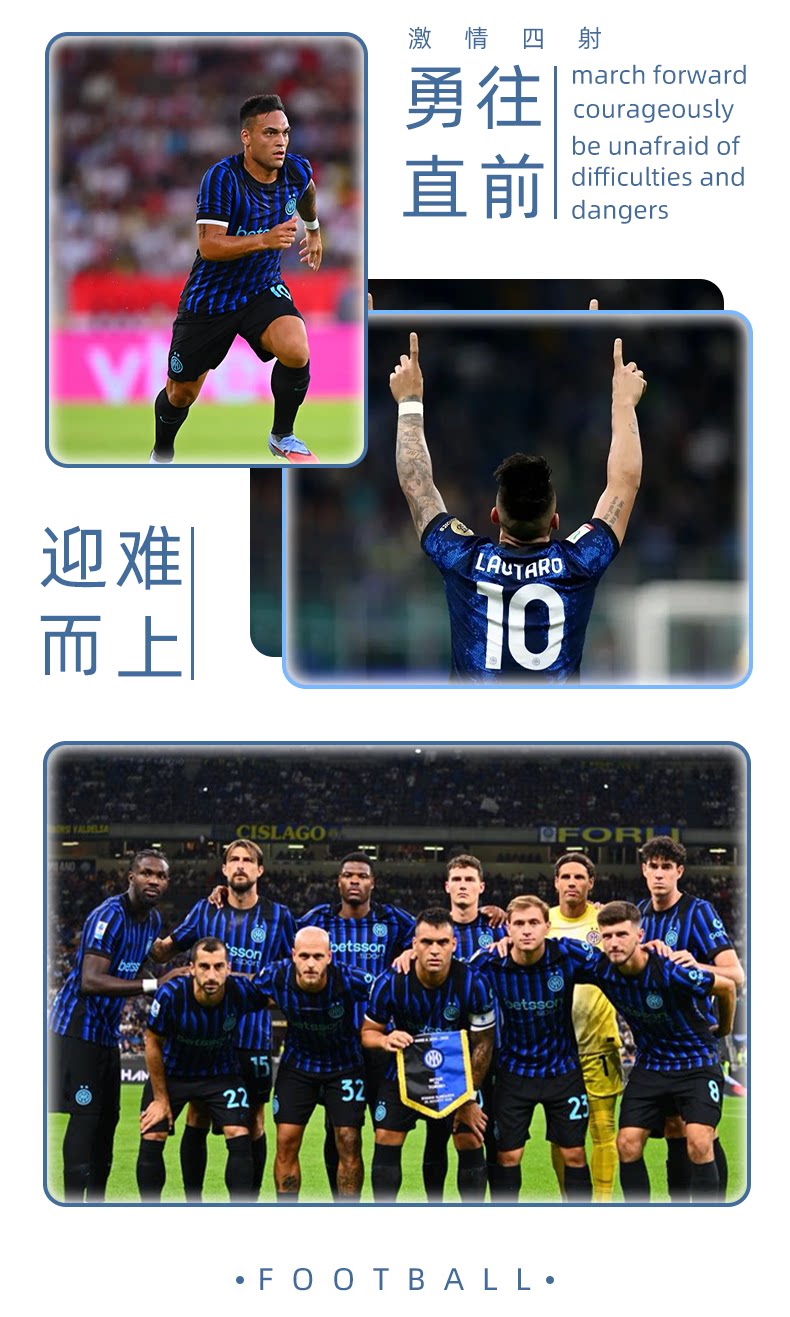 Inter Milan 25-26 Custom Football Jersey Kit Men's Training Match Dry-Fit detail 3