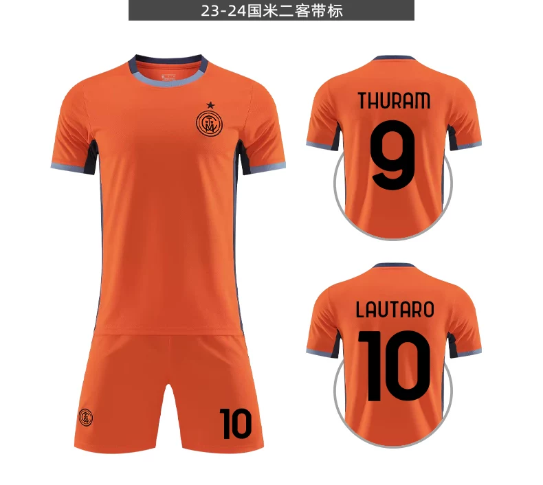 Inter Milan Kids' Short-Sleeve Training Jersey - Lautaro Martinez Football Kit detail 12