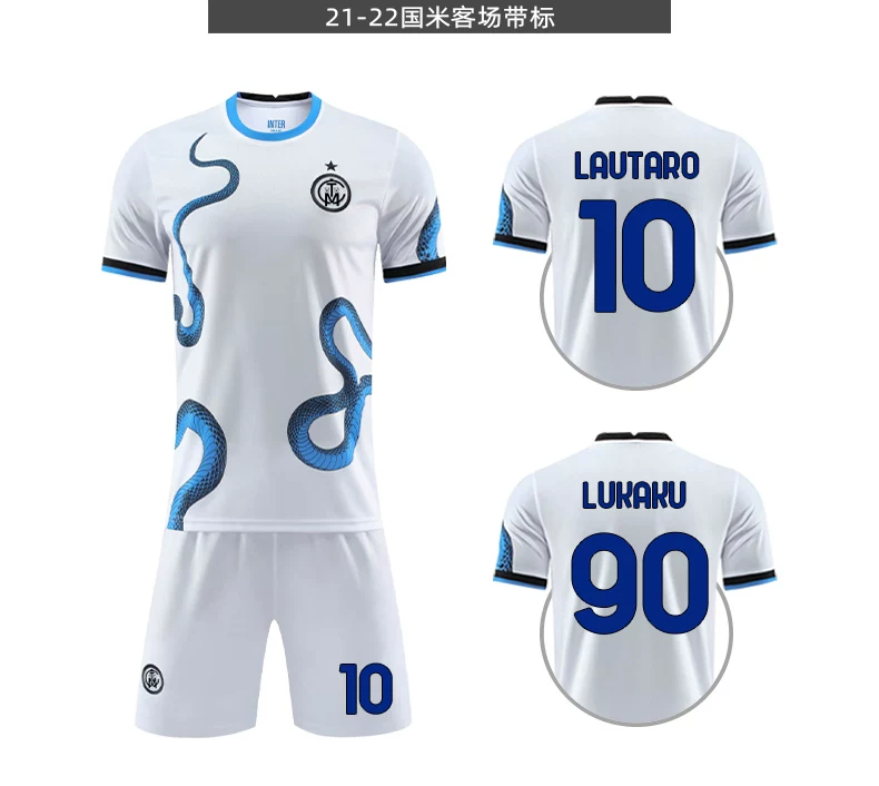 Inter Milan Kids' Short-Sleeve Training Jersey - Lautaro Martinez Football Kit detail 15