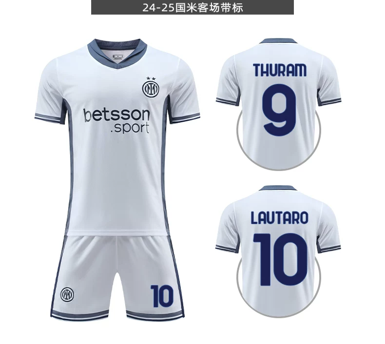 Inter Milan Kids' Short-Sleeve Training Jersey - Lautaro Martinez Football Kit detail 9