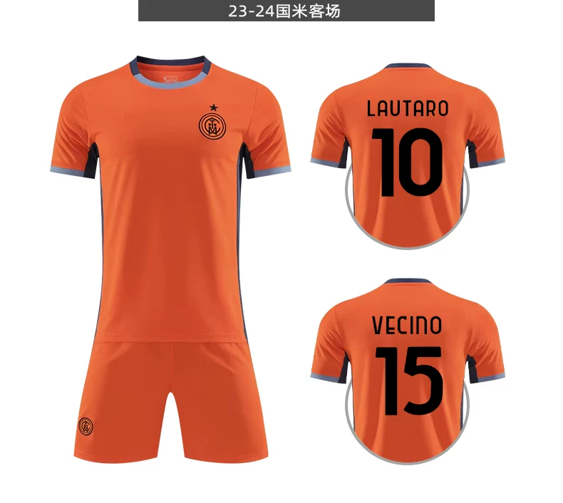 Lukaku Custom Inter Milan #9 Home/Away Jersey Kit detail 10