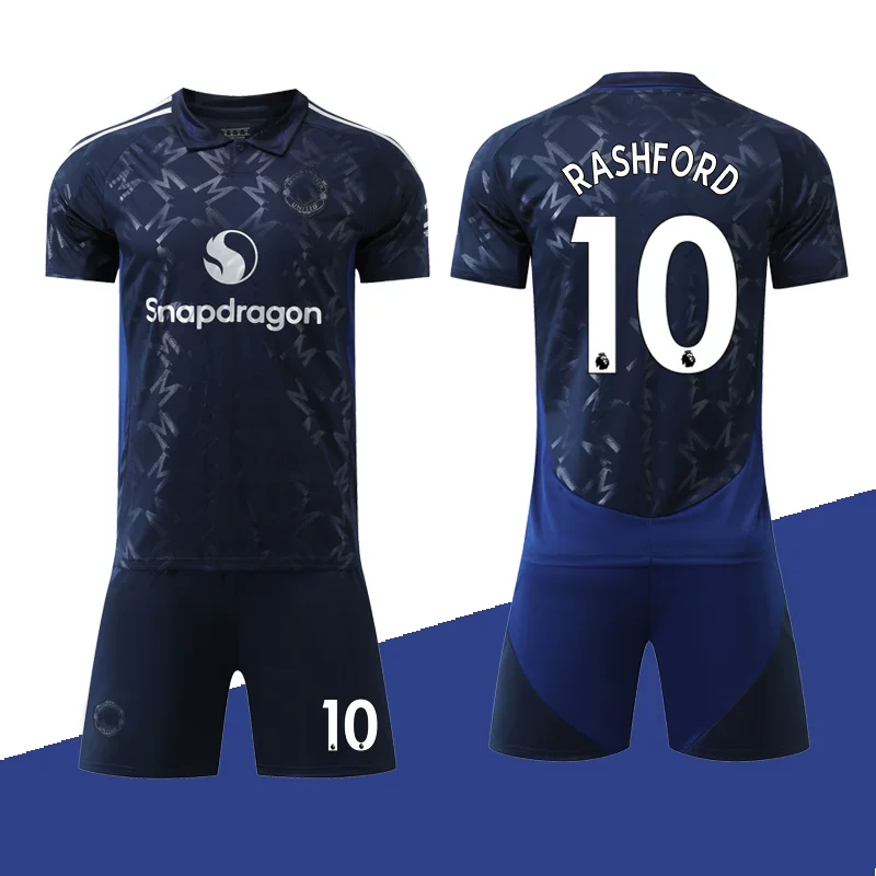 Manchester United 24/25 Away Jersey #10 Rashford/Bruno Fernandes Kit detail 8