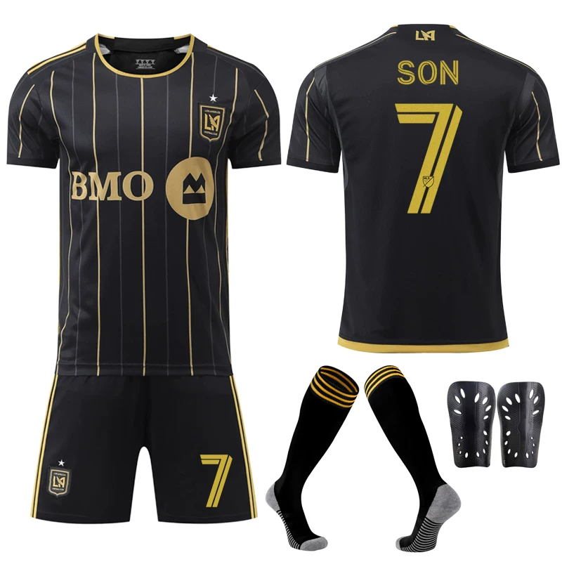 LAFC 2025 Home Jersey Kit #7 Son Heung-min #9 Giroud #11 Bale