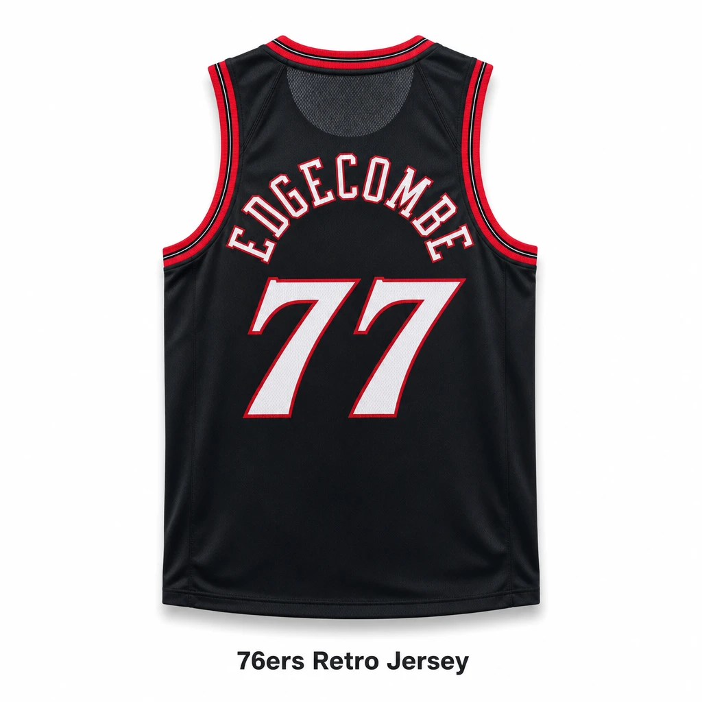 76ers VJ Edgecombe City Edition Retro Jersey