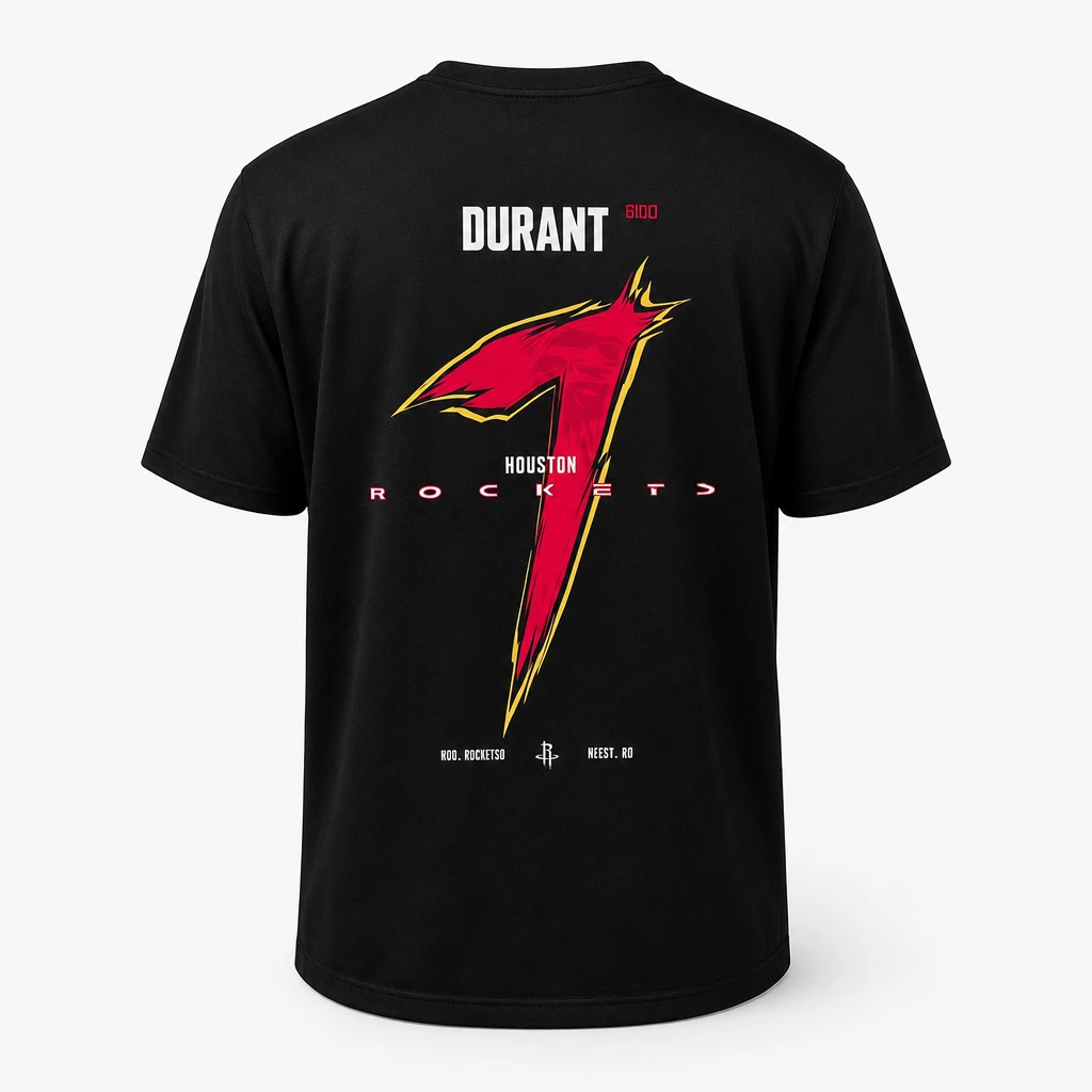 Rockets Durant #7 Jersey - Quick-Dry Basketball Training Tee