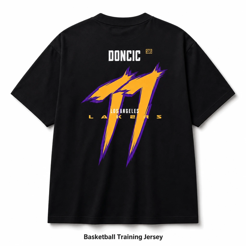 Curry Doncic Kobe Irving NBA Basketball Training Jersey Quick-Dry Short Sleeve T-Shirt