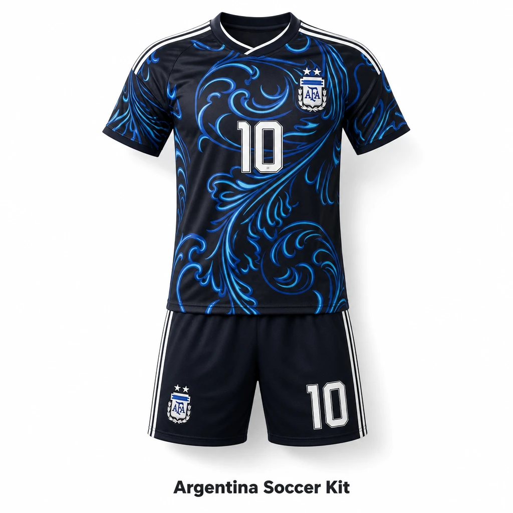 Argentina Messi #10 Jersey - World Cup Home/Away Match & Training Kit