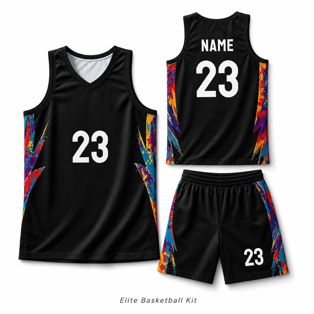 Custom Basketball Jersey & Shorts Set for Men & Women - Full Print Available