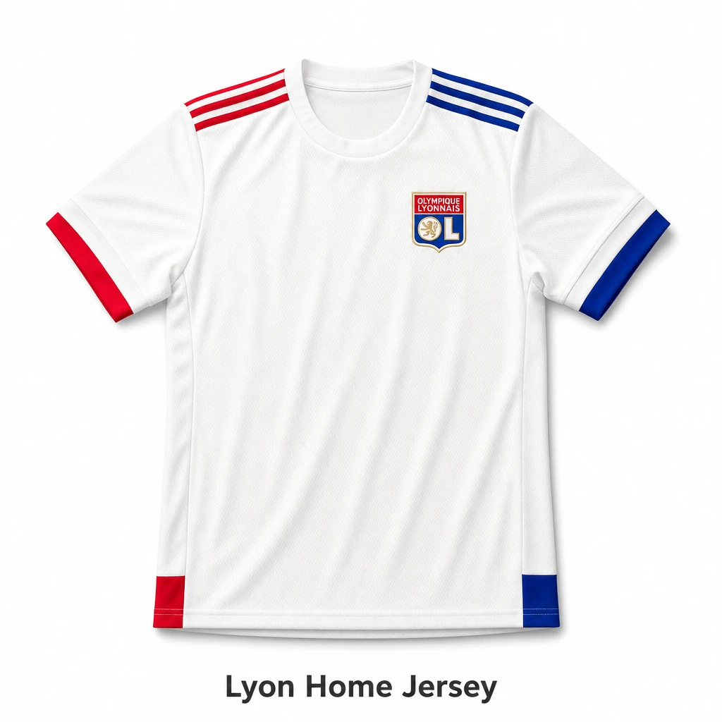 Lyon 20-21 Home Fan Jersey Short Sleeve FI2870