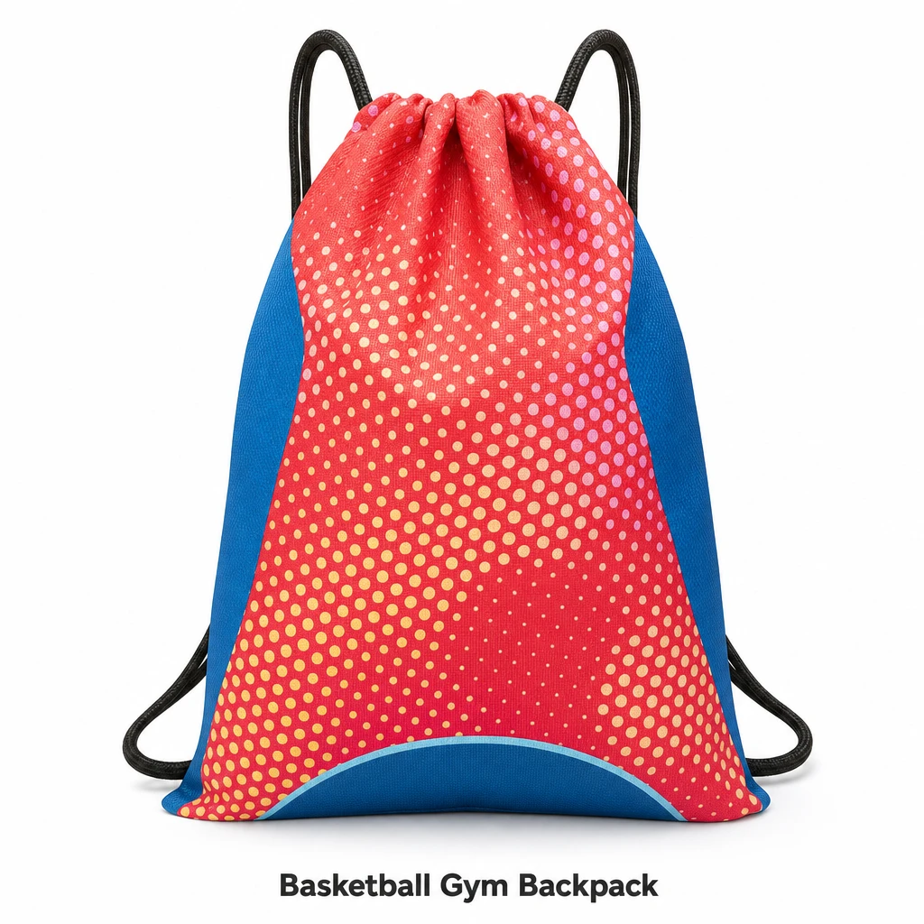 Custom Logo Drawstring Backpack for Sports, Gym, Basketball, Badminton