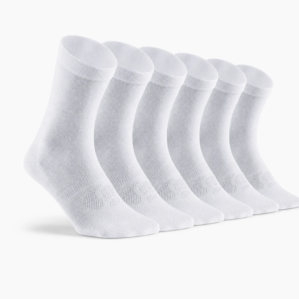 Decathlon 6-Pack Low-Cut Cotton Running Socks Unisex