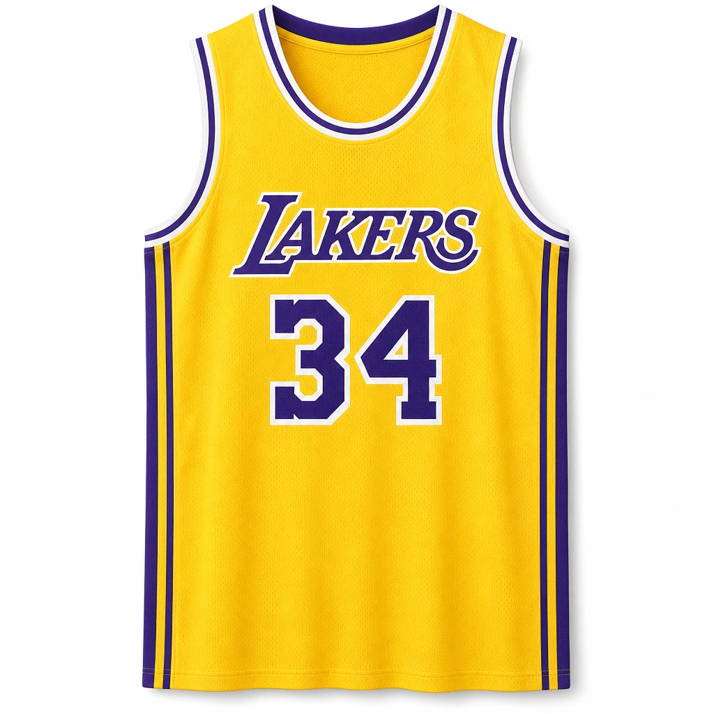 Custom O'Neal Jersey #34 Lakers #32 Heat #36 Celtics Big Size Basketball Jersey