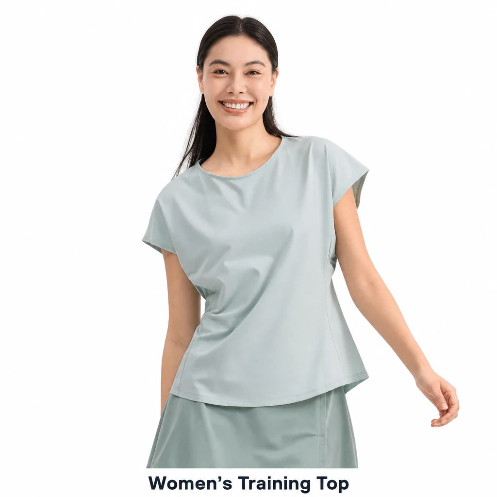 Decathlon Quick-Dry Short Sleeve Sports T-Shirt Women's Breathable SAL6 Tennis Running Top