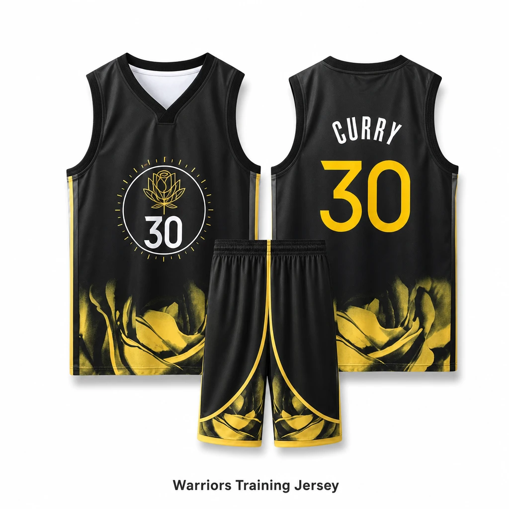 Stephen Curry #30 Jersey - Thompson Basketball Training Jersey Set
