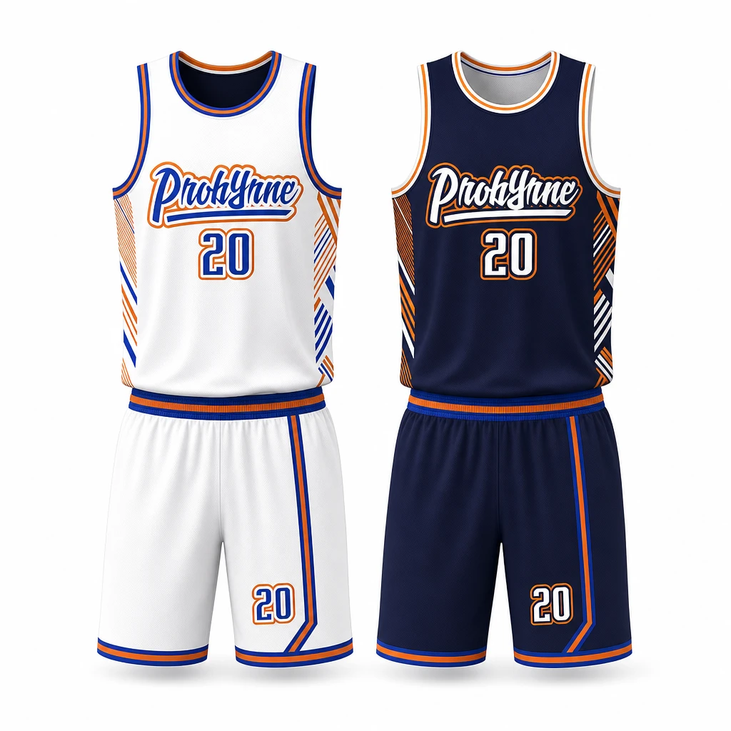 Custom Reversible Basketball Jersey Set - Men's & Youth Practice/Game Uniform