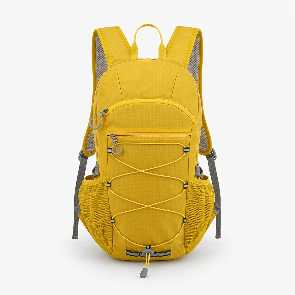 Camel Lightweight Hiking Backpack Unisex Outdoor Daypack for Cycling & Trekking