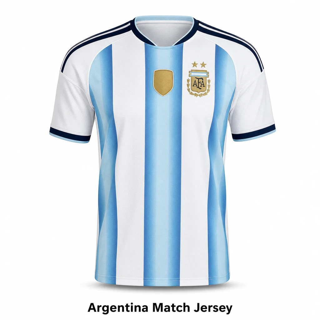 2026 Argentina Germany France Portugal Spain England Messi Ronaldo Custom Soccer Jersey