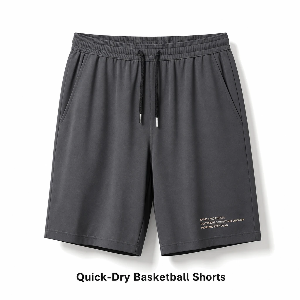 Men's Ice Silk Quick-Dry Basketball Running Shorts