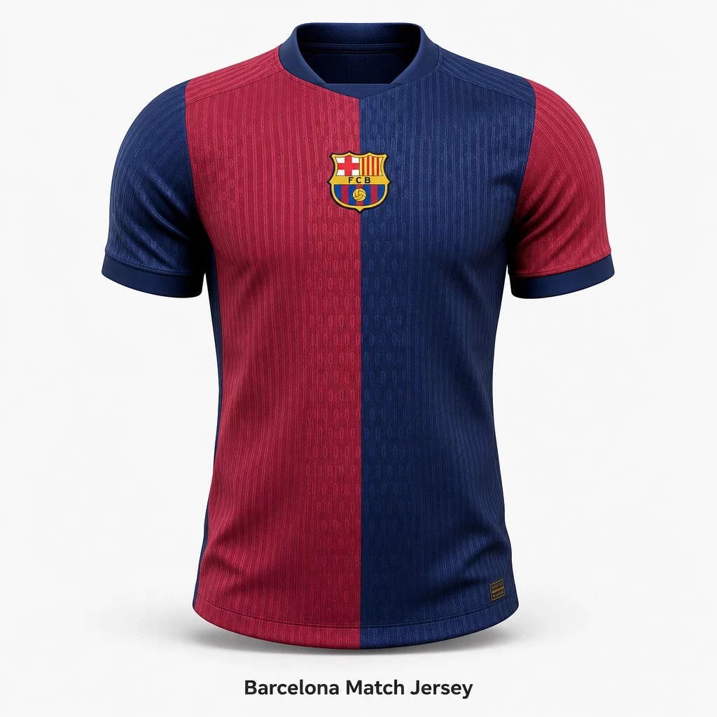 2526 Season Barcelona Messi Yamal Short Sleeve Soccer Jersey Player & Fan Edition Adult