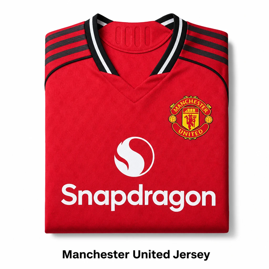 2526 Manchester United Jersey - Kunia, Mainoo, Garnacho, Ronaldo, Fernandes, Martinez Short Sleeve Custom Soccer Jersey