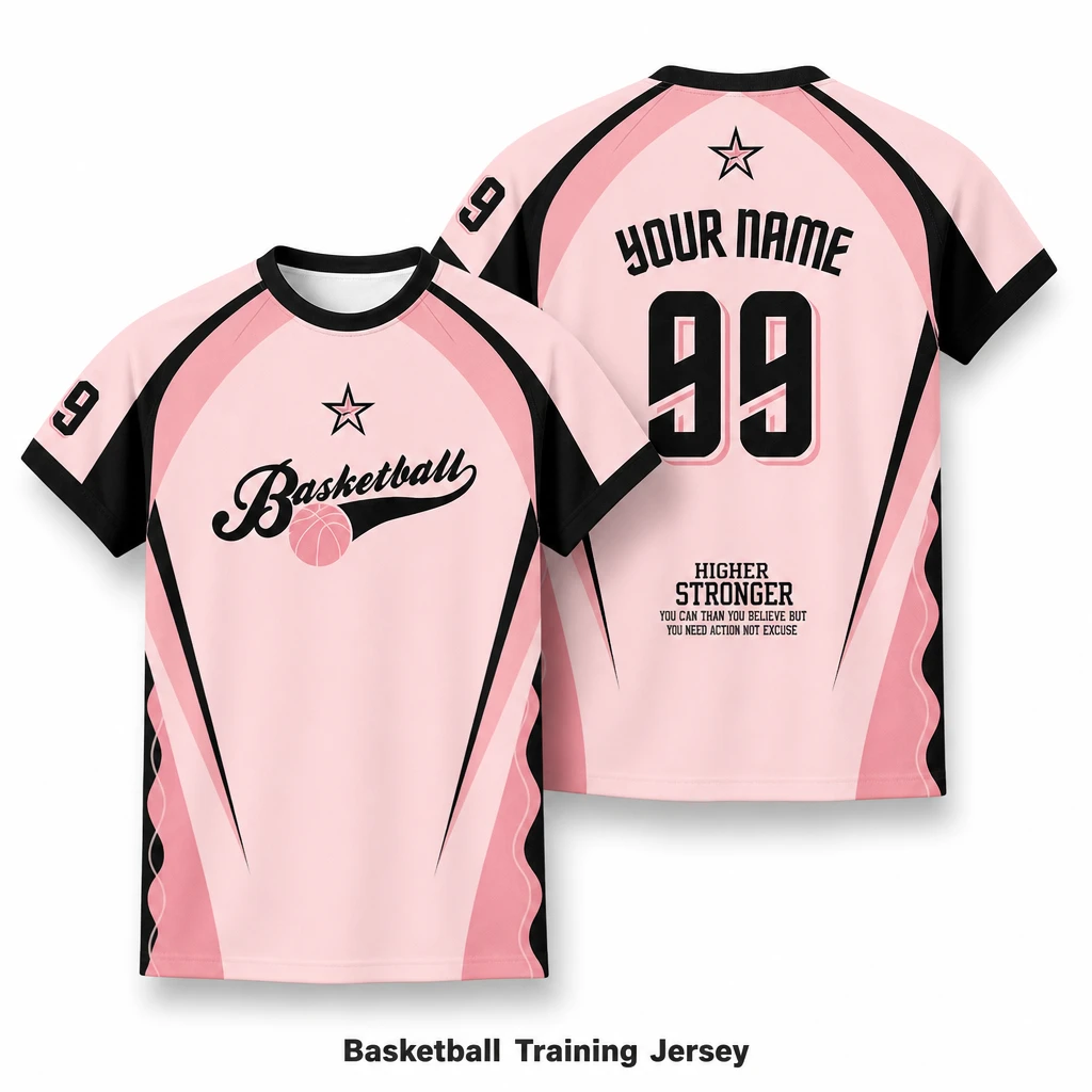 Custom Digital Print Basketball Jersey & Sports T-Shirt