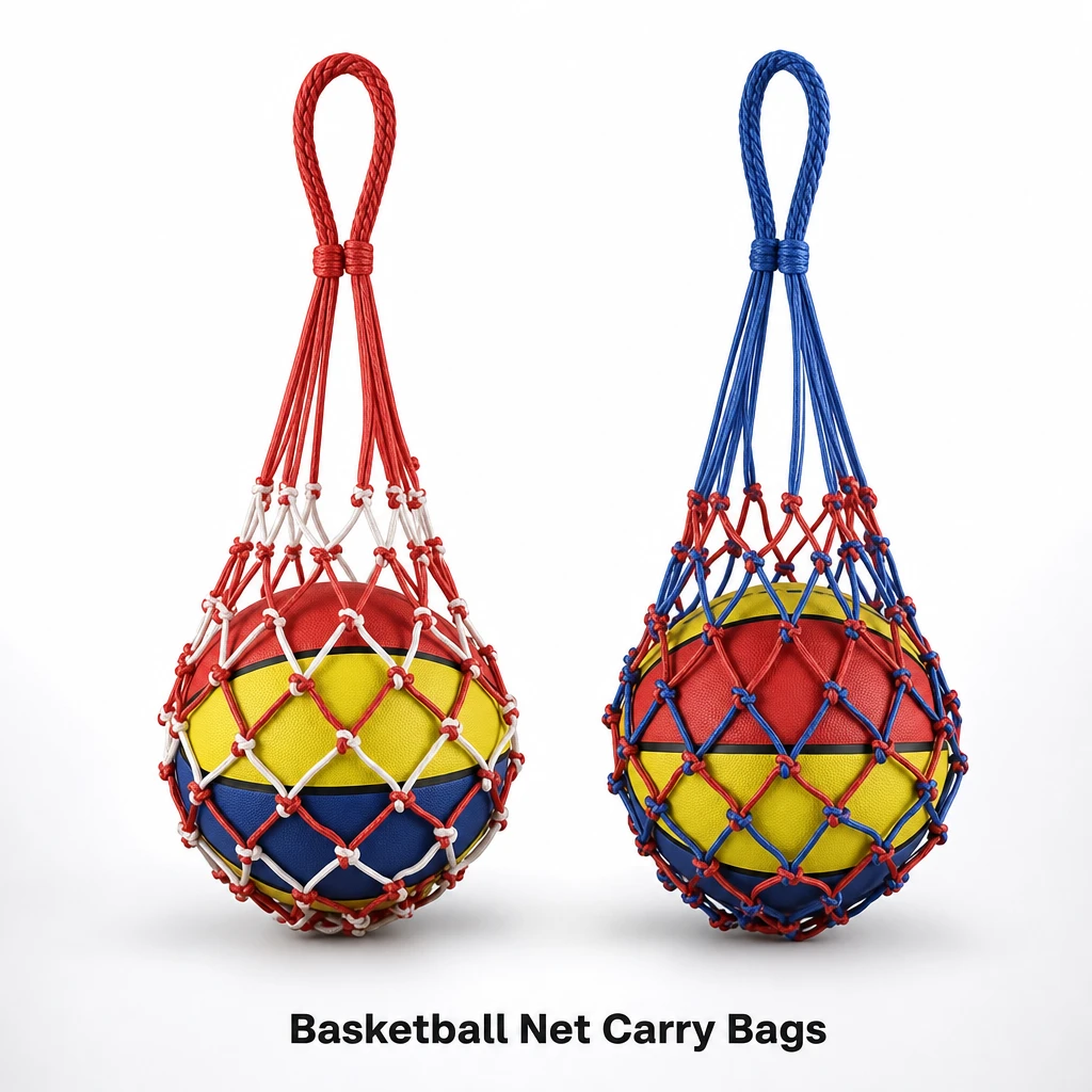 Basketball Bag & Soccer Net Carry Bag Sports Training Storage