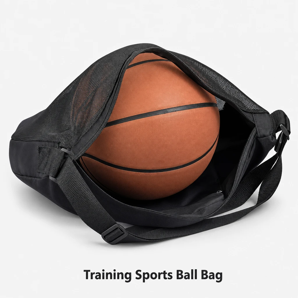 New Basketball Bag Student Single Shoulder Training Sports Large Capacity Football Volleyball Bag Portable Storage