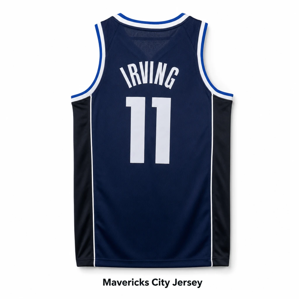 Mavericks Irving City Edition Jersey – Custom Basketball Jersey with Embroidery