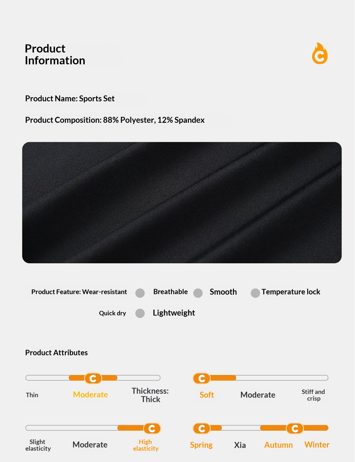 Orange Fire Kids Basketball Training Jersey - Girls' Football Base Layer Set detail 18