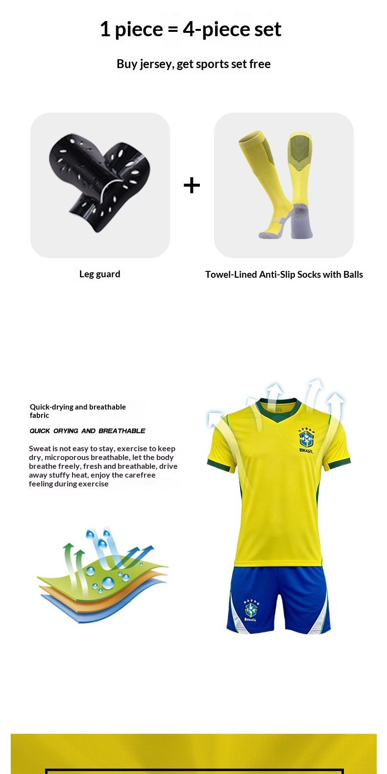 Brazil 26/27 Home Jersey Kit - Neymar Football Shirt detail 4