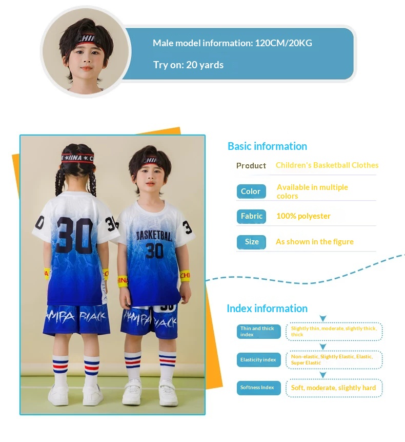 Kids Basketball Jersey Set - Kobe Style detail 9