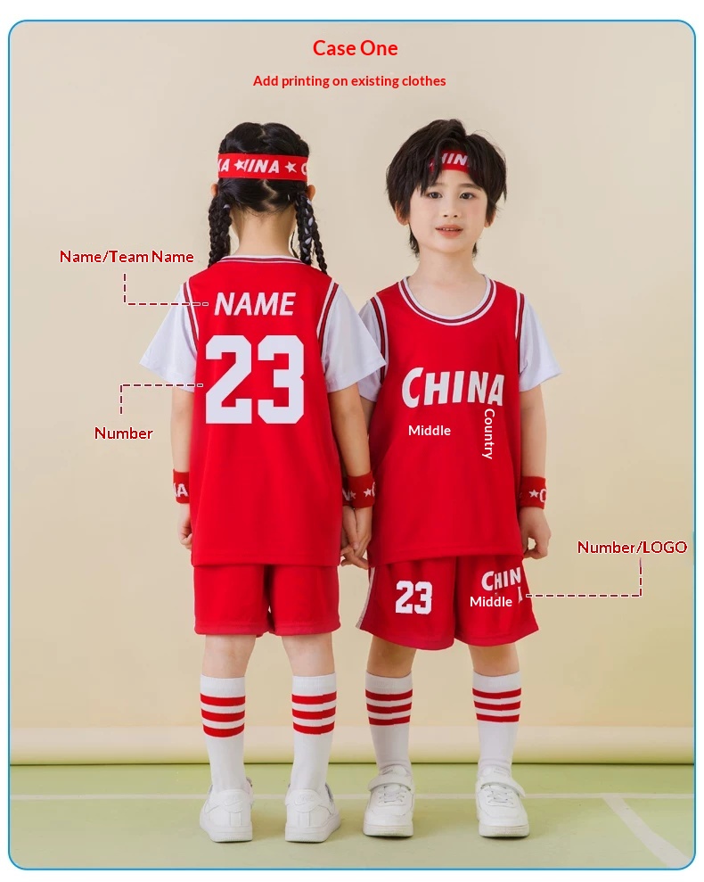 Kids Basketball Jersey Set - Kobe Style detail 15