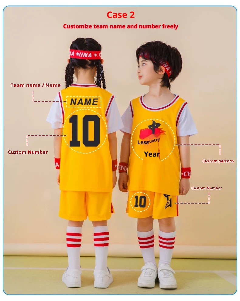 Kids Basketball Jersey Set - Kobe Style detail 16