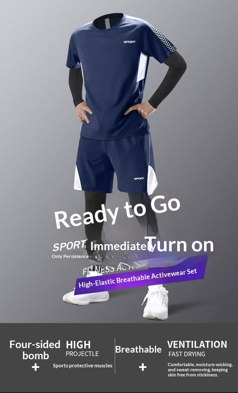 Men's Running Tracksuit - Quick-Dry Training Pants for Fall/Winter detail 1