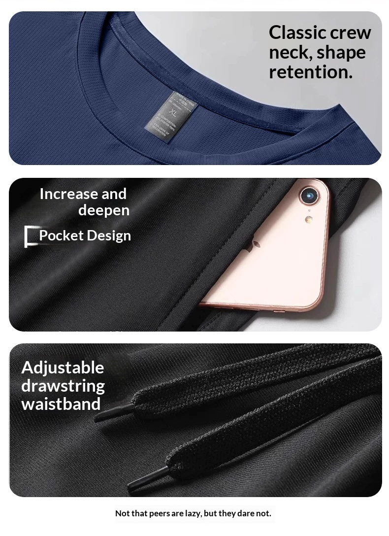 Men's Running Tracksuit - Quick-Dry Training Pants for Fall/Winter detail 7