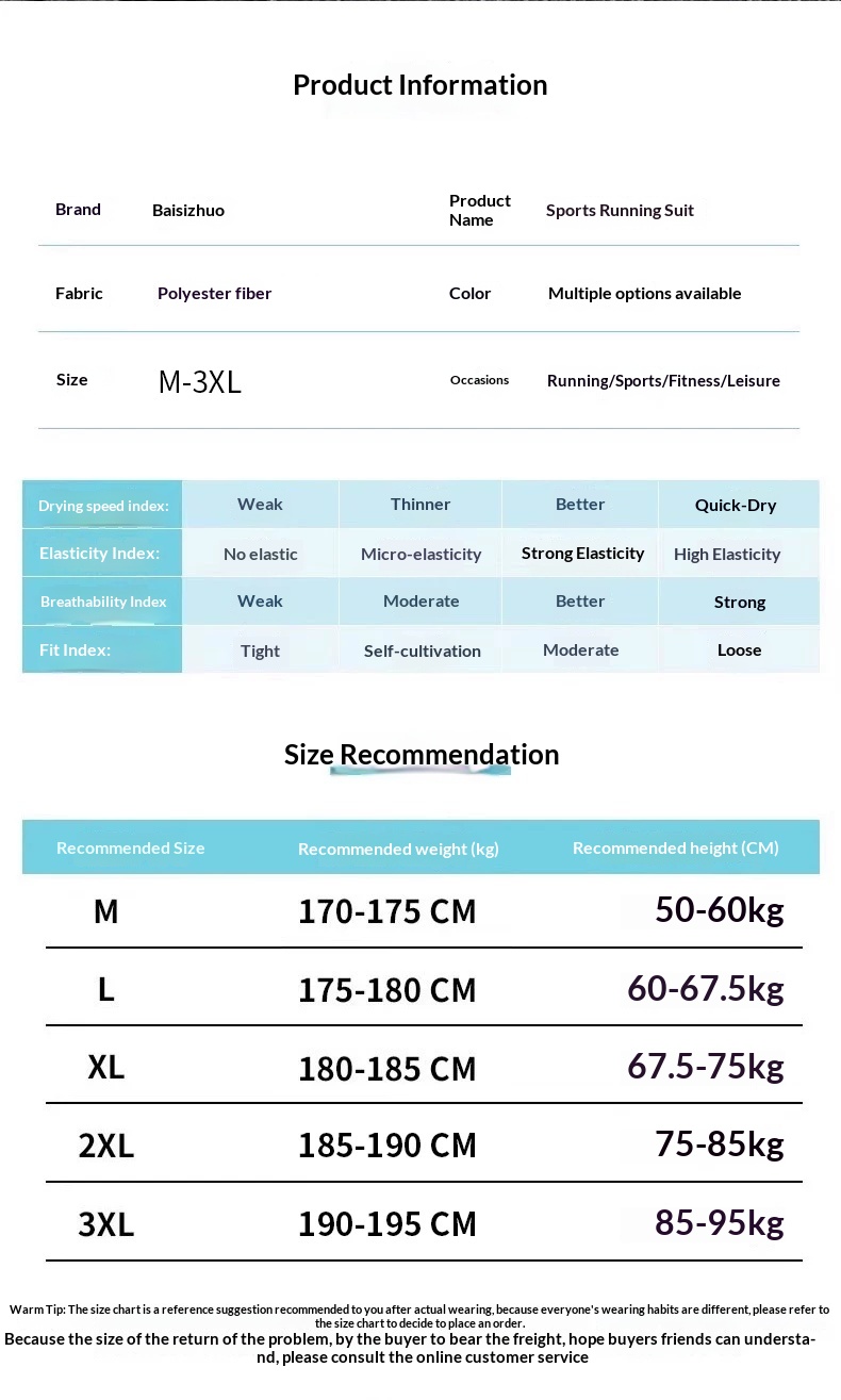 Men's Running Tracksuit - Quick-Dry Training Pants for Fall/Winter detail 8