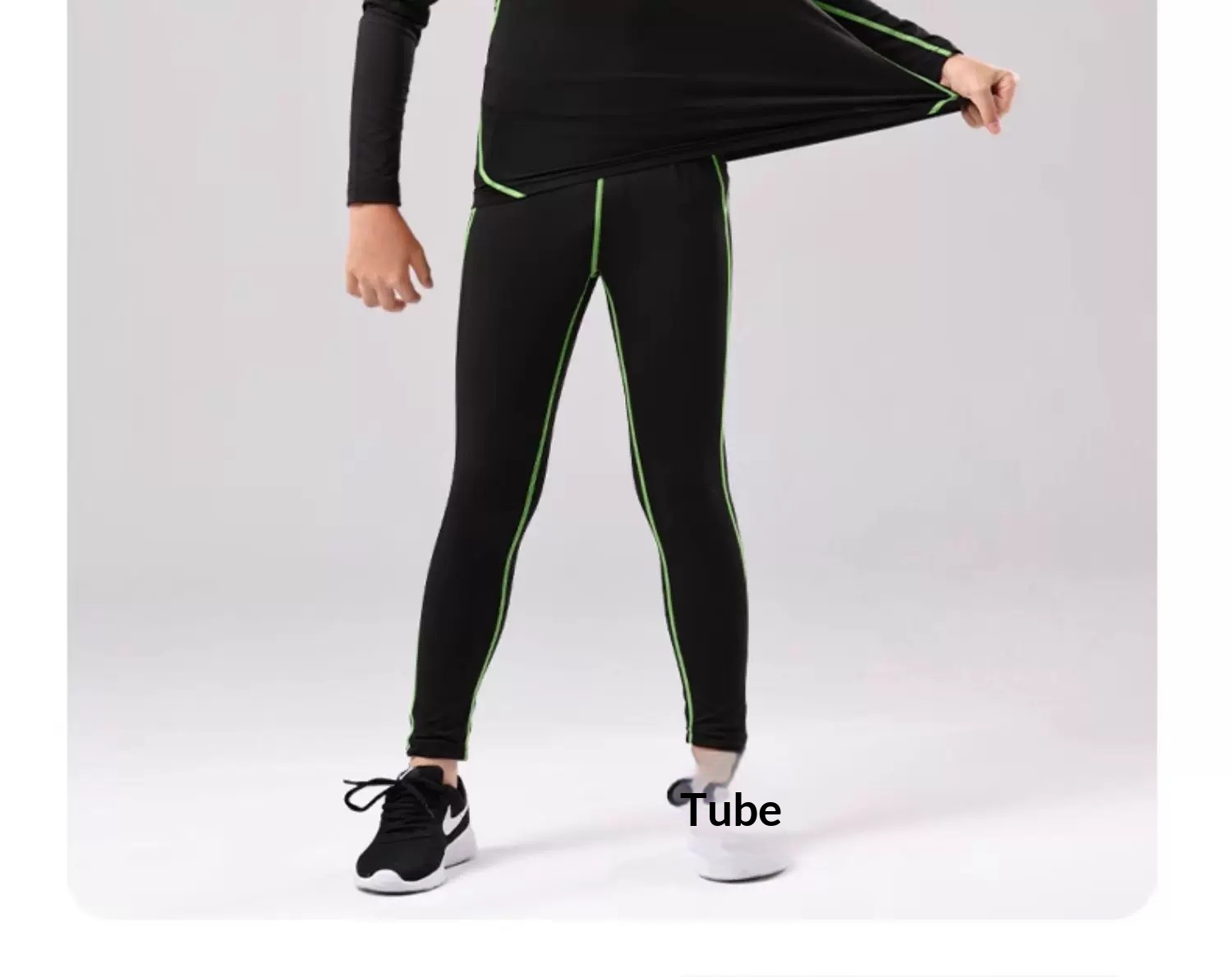 Youth Basketball Compression Training Set - Boys' Quick-Dry Long Sleeve Base Layer detail 14