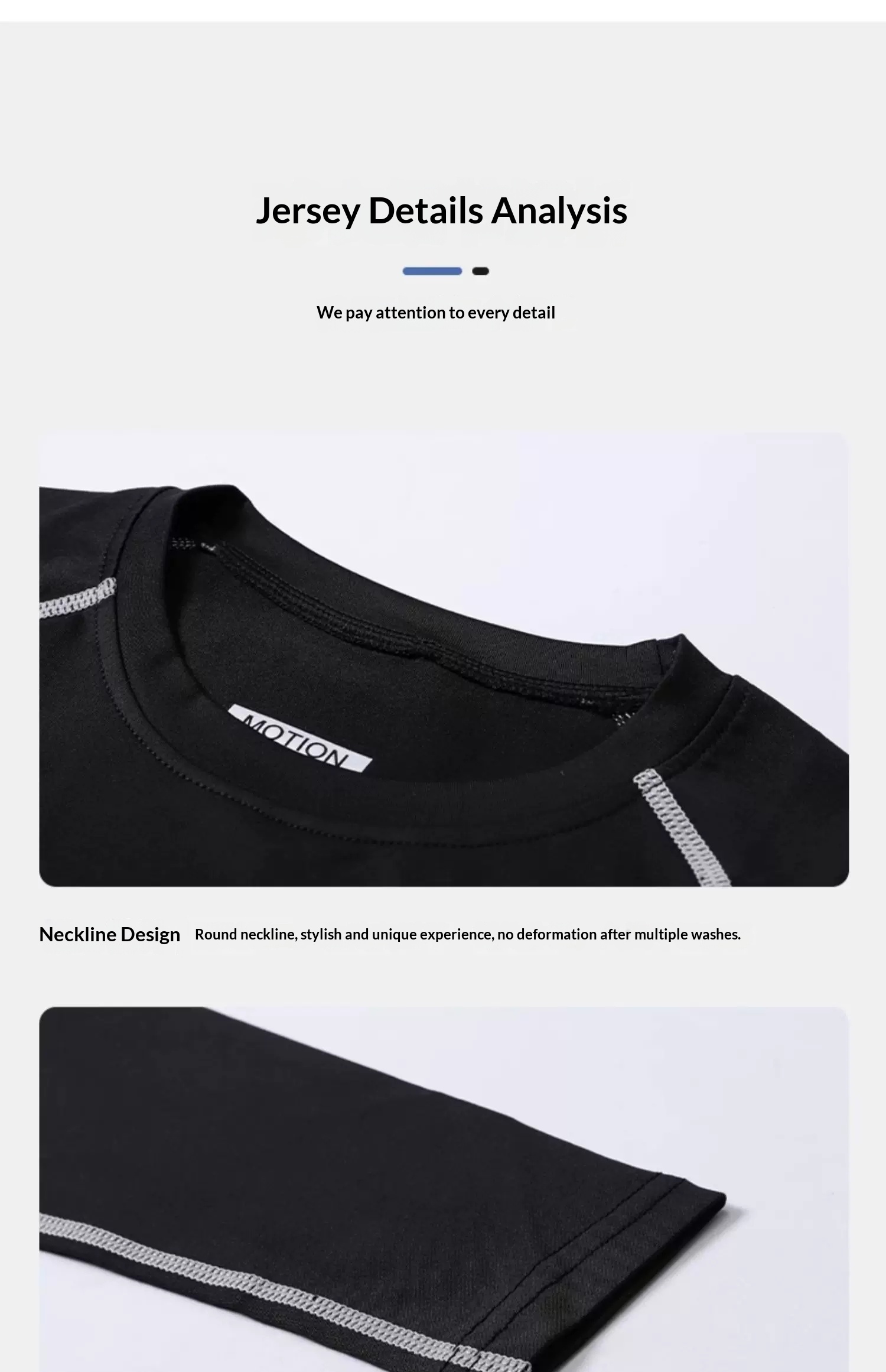 Youth Basketball Compression Training Set - Boys' Quick-Dry Long Sleeve Base Layer detail 19