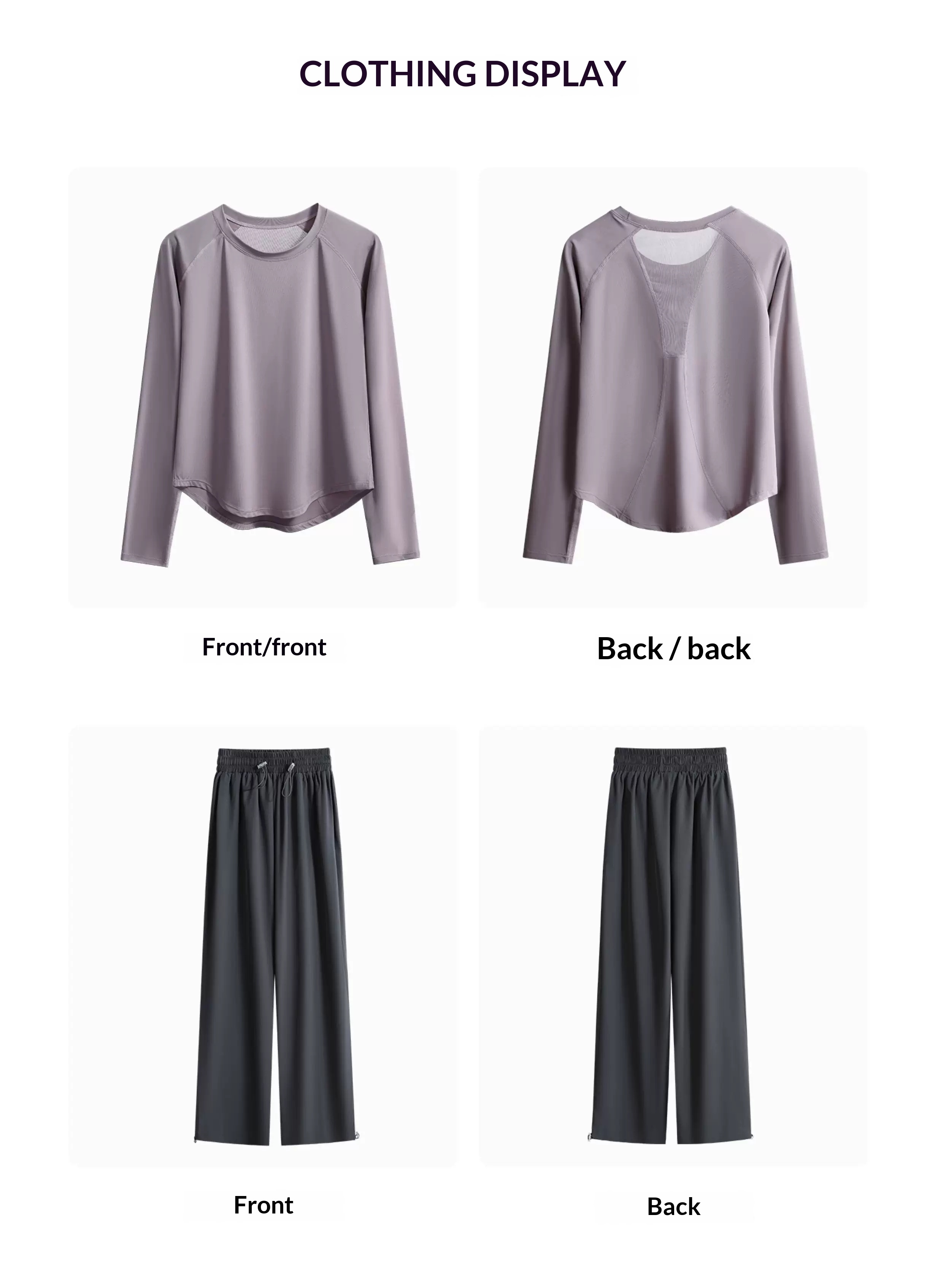 Women's Quick-Dry Training Suit 2026 Fall Long Sleeve detail 7