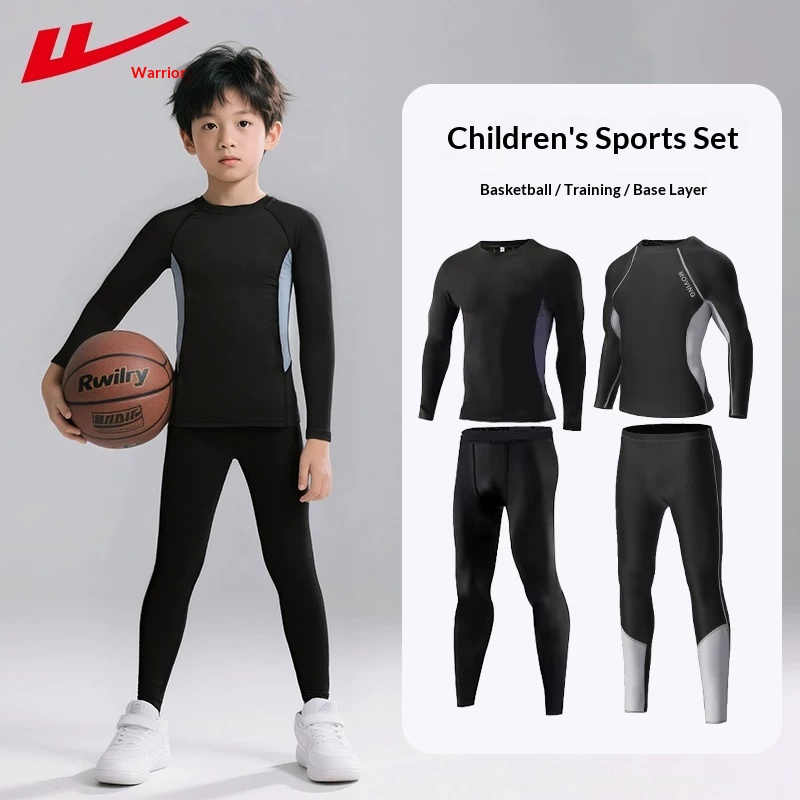 Warrior Kids Compression Training Suit - Basketball, Football, Running, Gym