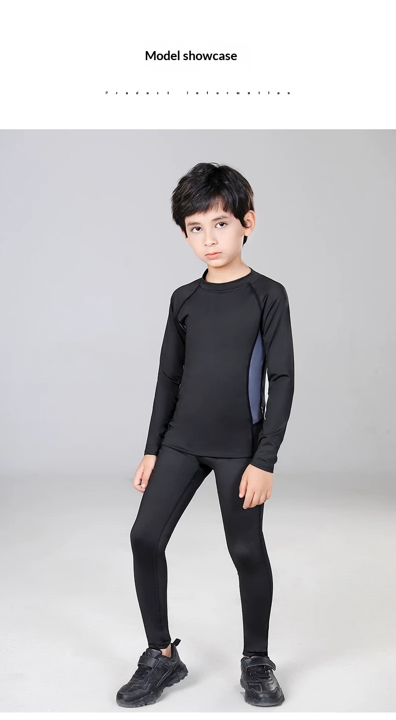 Warrior Kids Compression Training Suit - Basketball, Football, Running, Gym detail 7