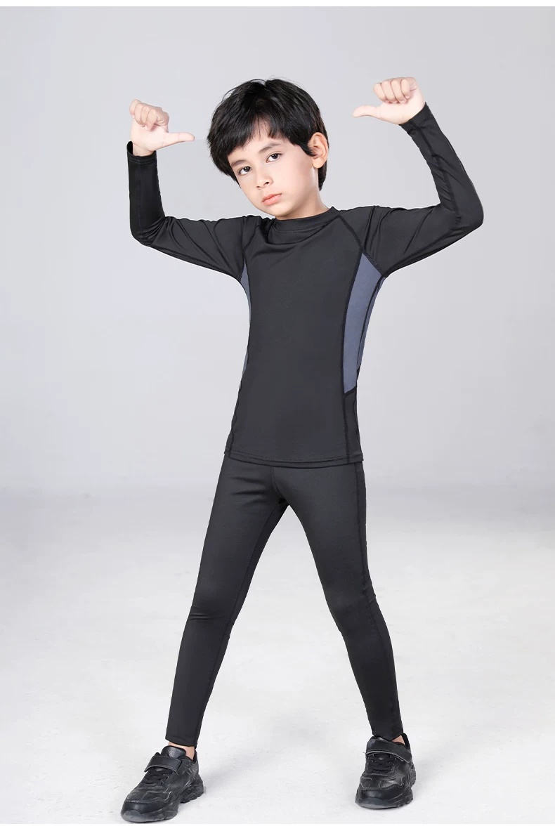 Warrior Kids Compression Training Suit - Basketball, Football, Running, Gym detail 8