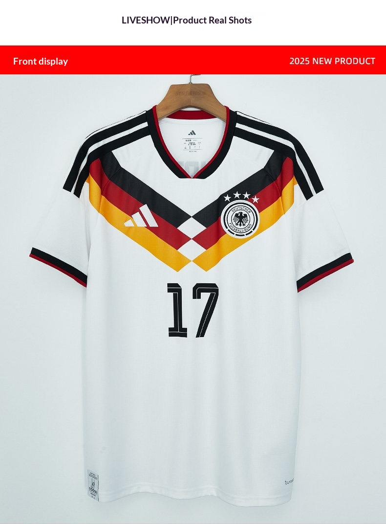 Adidas Germany 2026 World Cup Home Fan Jersey detail 8