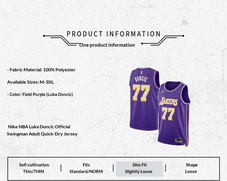 Nike Luka Doncic NBA Swingman Jersey detail 3