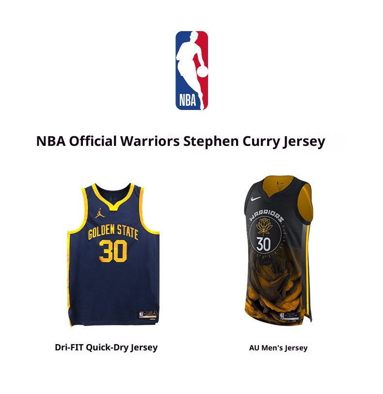 Golden State Warriors Stephen Curry Jordan 22 Season AU Jersey detail 1