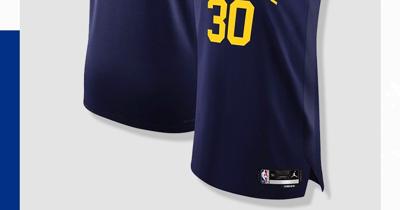 Golden State Warriors Stephen Curry Jordan 22 Season AU Jersey detail 3