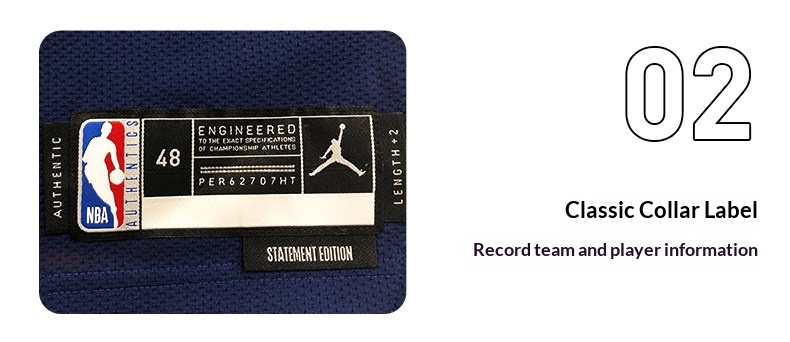 Golden State Warriors Stephen Curry Jordan 22 Season AU Jersey detail 8