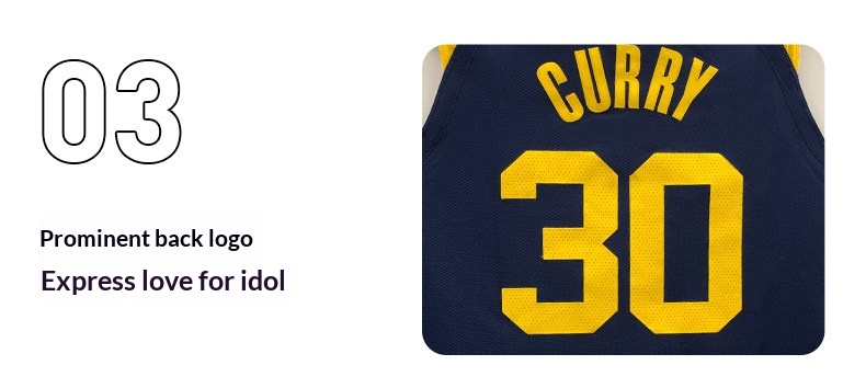 Golden State Warriors Stephen Curry Jordan 22 Season AU Jersey detail 9