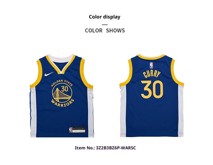 NBA Kids Jersey - Warriors Curry Edition & Lakers James Jersey detail 4